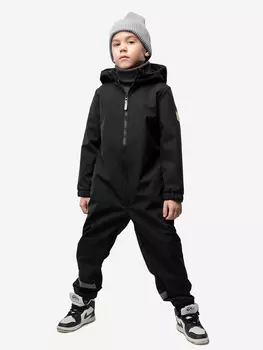 Комбинезон софтшелл для мальчиков bodo, Черный