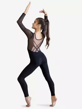 Комбинезон спортивный для тренировок Танцующие, Черный