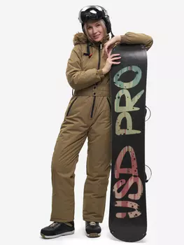 Комбинезон спортивный женский Saimaa, Коричневый