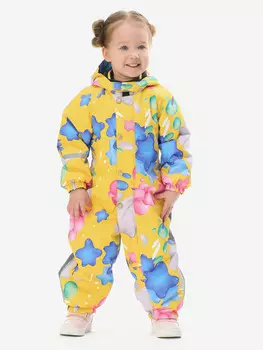 Комбинезон утепленный для девочки Oldos, Желтый