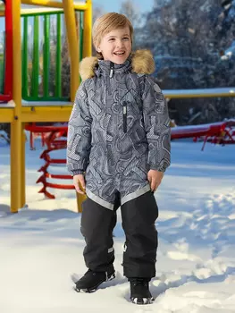 Комбинезон утепленный для мальчиков Lassie Joni, Серый