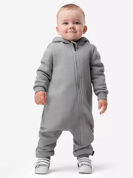 Комбинезон утепленный с начесом детский bodo, Серый