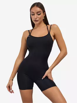 Комбинезон женский спортивный EUPHORIA, Черный