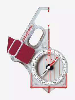 Компас Москомпас 2GTL Гранд Трек, Быстрая стрелка, палец левый, Белый