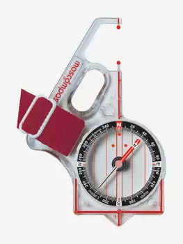 Компас Москомпас 3GTL Гранд Трек, Стабильная стрелка, палец левый, Белый