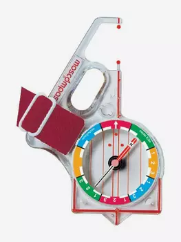 Компас Москомпас 8GTL Гранд Трек, Радуга, палец левый, Белый