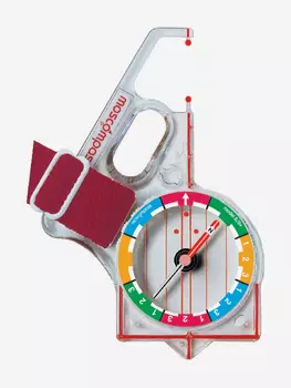 Компас Москомпас 8GTL Гранд Трек, Радуга, со стабилизатором, палец левый, Белый