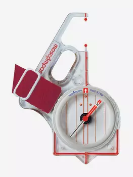 Компас Москомпас 9GTL Гранд Трек, Суперстабильная стрелка, со стабилизатором, палец левый, Белый