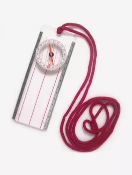 Компас Москомпас Картограф 1 Быстрая стрелка, удлинненный планшет, Белый