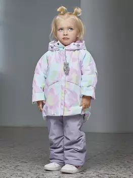 Комплект для девочки batik Дэя акварель/серый, Мультицвет