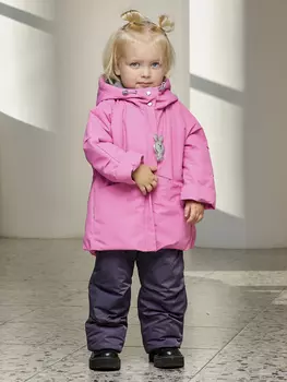 Комплект для девочки batik Дэя розовый/сливовый, Розовый