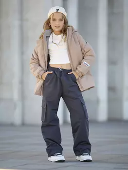 Комплект для девочки batik Лайза бежевый/серый, Бежевый