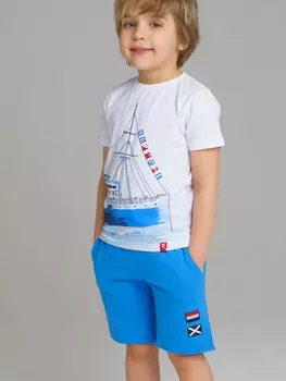 Комплект для мальчика: футболка, шорты PlayToday, Белый