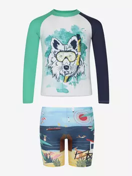 Комплект для плавания для мальчиков Lassie Roderik, Зеленый