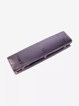 Комплект из 2х мягких накладок одна из них с сумкой на сидение лодки ПВХ, 870х230х50 (черный), Черный