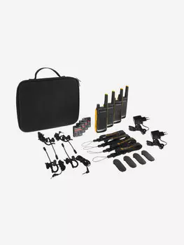 Комплект из четырёх радиостанций Motorola T82 EXTREME QUAD (TALKABOUT), Желтый