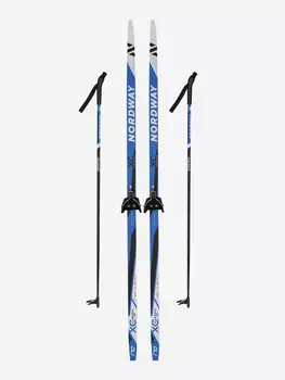 Комплект лыжный детский Nordway Classic 75 мм, Синий