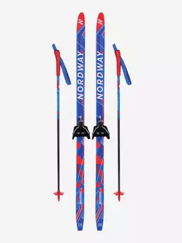 Комплект лыжный детский Nordway KB Flame 75 мм, Синий