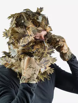 Комплект маскировочный Хольстер (шлем-маска, перчатки) камыш, Мультицвет