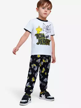 Комплект Playtoday для мальчика: футболка, брюки, Мультицвет