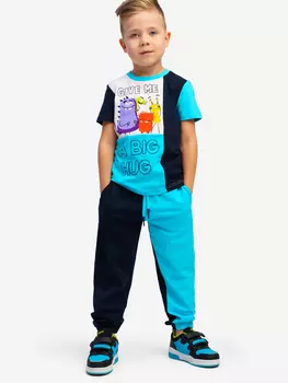 Комплект Playtoday для мальчика: футболка, брюки, Мультицвет
