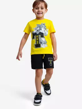 Комплект Playtoday для мальчика: футболка, шорты, Мультицвет