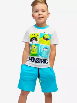 Комплект Playtoday для мальчика: футболка, шорты, Мультицвет