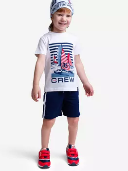 Комплект Playtoday для мальчиков: футболка, шорты, Белый
