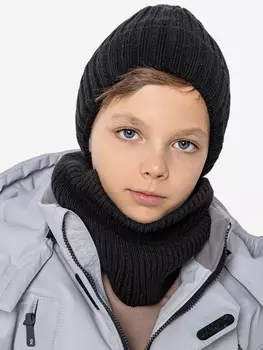 Комплект (шапка и снуд) NIKASTYLE, Черный