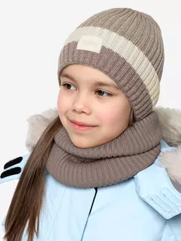 Комплект (шапка и снуд) NIKASTYLE, Мультицвет