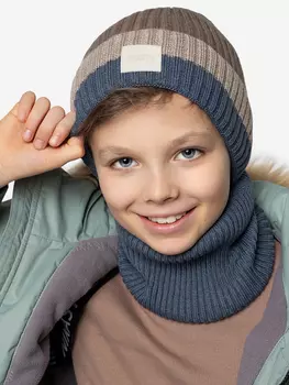 Комплект (шапка и снуд) NIKASTYLE, Мультицвет