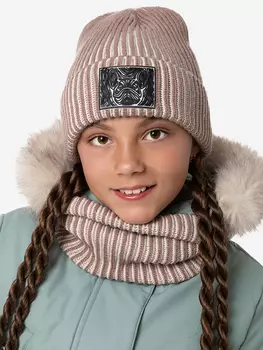 Комплект (шапка и снуд) NIKASTYLE, Мультицвет