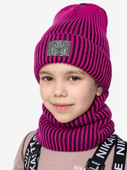 Комплект (шапка и снуд) NIKASTYLE, Мультицвет