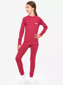 Комплект термобелья для девочки Oldos, Красный
