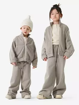 Комплект толстовка и брюки HAPPY BABY, Серый