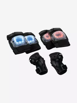 Комплект защиты HUDORA LED, Черный