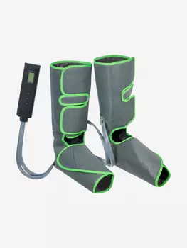 Компрессионный лимфодренажный массажер для ног, серый, Серый