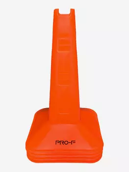 Конусы тренировочные высокие 38 см "High Cones" PRO-F 4 шт, Оранжевый