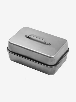 Коптильня походная Helios (произв-во Тонар) 347х227х185 мм, Серебряный