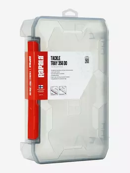 Коробка рыболовная для прикормки Rapala Tackle Tray 356 Deep Open, Белый
