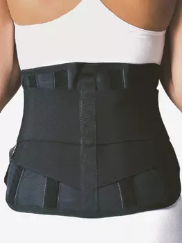 Корсет поясничный, Черный