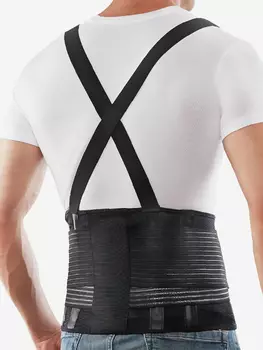 Корсет жесткой фиксации, Черный