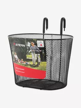 Корзина велосипедная Stern, Черный, размер Без размера