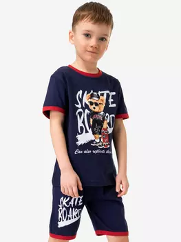 Костюм для мальчиков с шортами Bonito kids, Синий