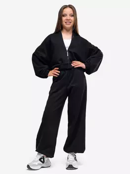 Костюм Футер 3х нитка для девочки Looklie, Черный