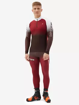 Костюм гоночный мужской BIVIUM, Красный