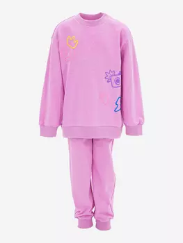 Костюм "Котофей" для девочки, Розовый