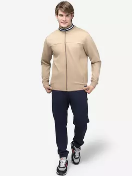 Костюм спортивный мужской (бежевый/синий), Forward, Бежевый