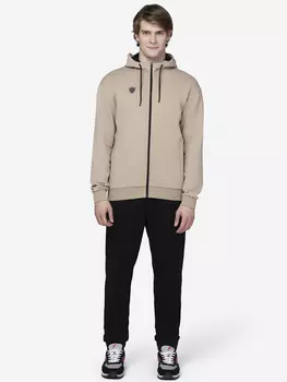 Костюм тренировочный мужской (бежевый/черный), Forward, Бежевый