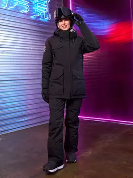 Костюм женский Azimuth мембранный зимний, Черный